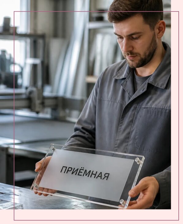 Таблички из оргстекла на заказ в Гагарине от 4058 р. | Аванза-Ггр